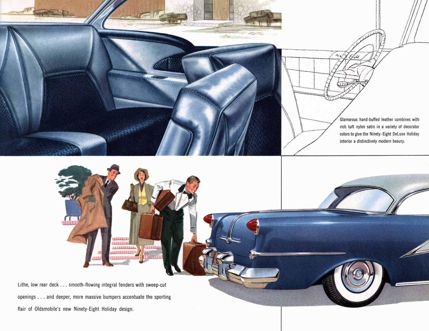 1954 Oldsmobile Motor Cars Brochure Page 4